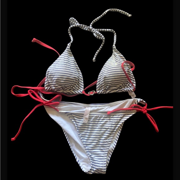 Victoria's Secret Other - Victoria’s Secret red White, and blue shimmery bikini with diamond accent